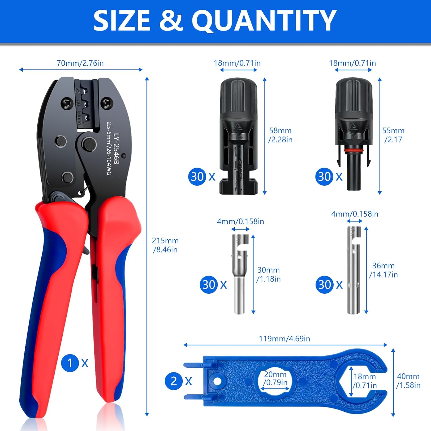 60 Buah Kit Konektor Panel Sur - Renewable Energy Us ulasan dan harga